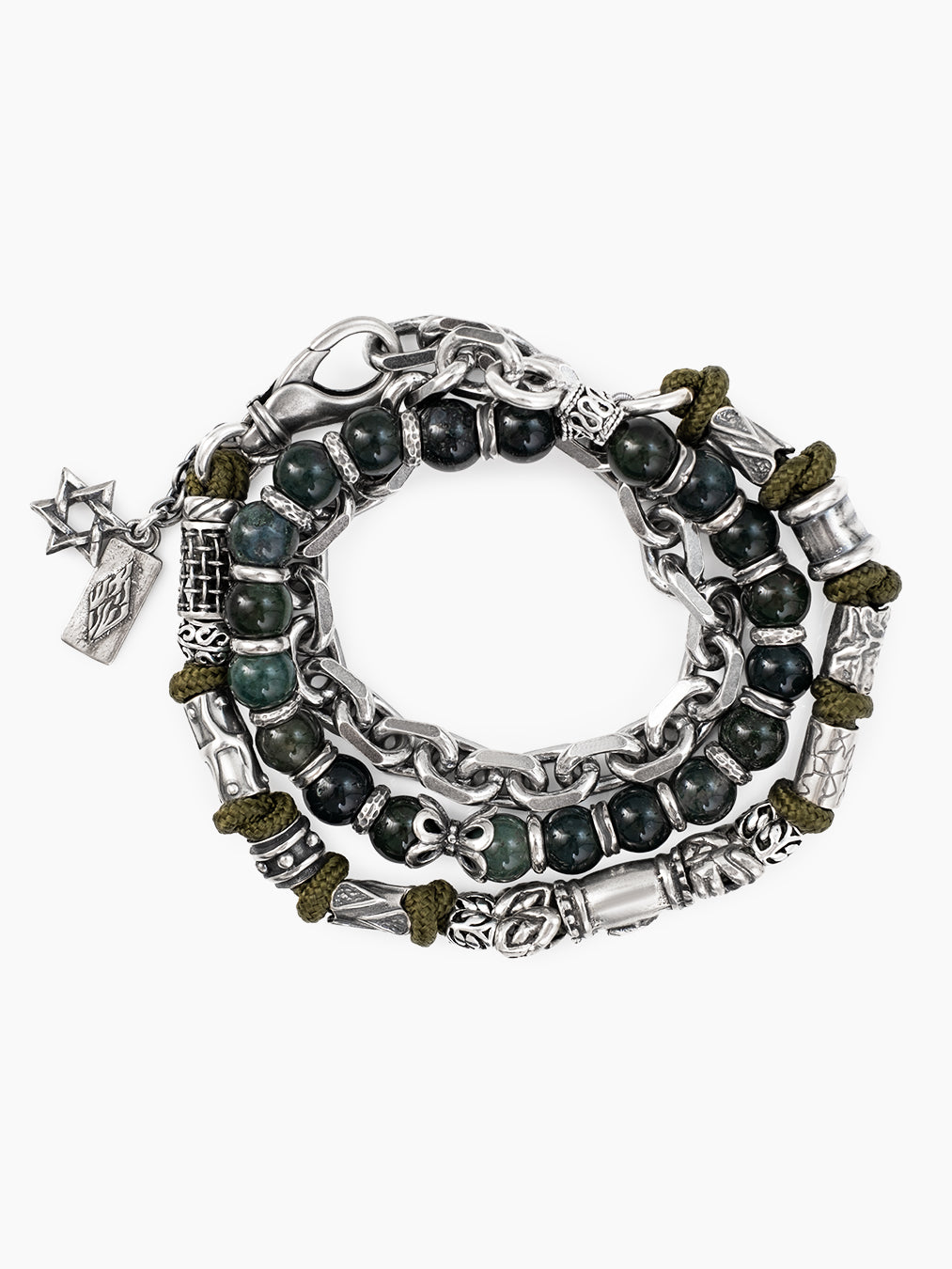 Triple Chain Bracelet Sterling Silver 925 Made in Israel