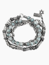 Triple Chain Bracelet Sterling Silver 925 Made in Israel