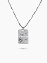 Tsahal IDF Necklace Silver 925 White Diamond Israel