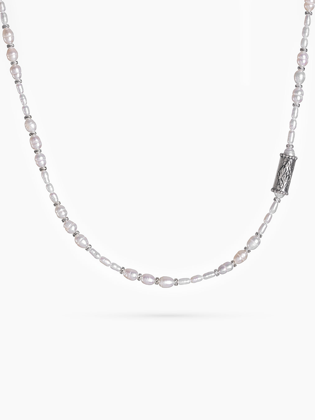 Unisex vintage pearl Breslov necklace Nachman Petek