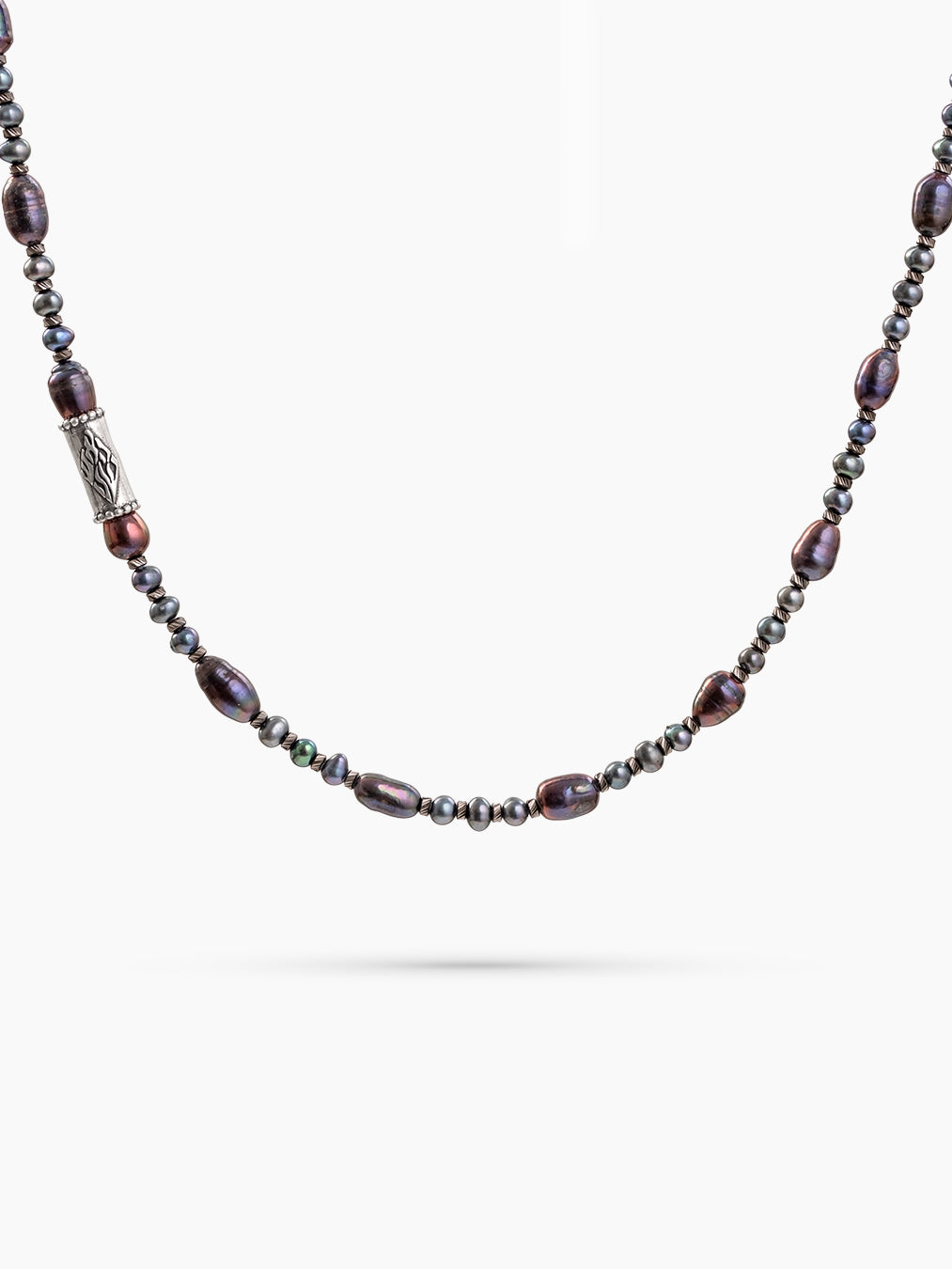 Unisex vintage pearl Breslov necklace Nachman Petek