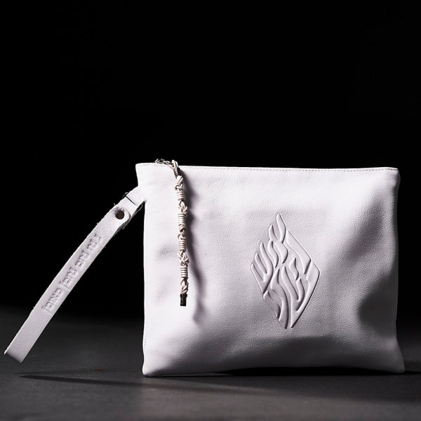 Leather Pouch - White