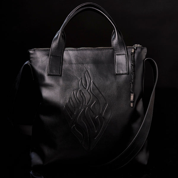 Kameart Bag - Black Smooth leather