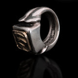Chai Ring Gold Plated Israel Jewish Nimrod Chai