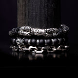 Triple Chain Bracelet Sterling Silver 925 Made in Israel